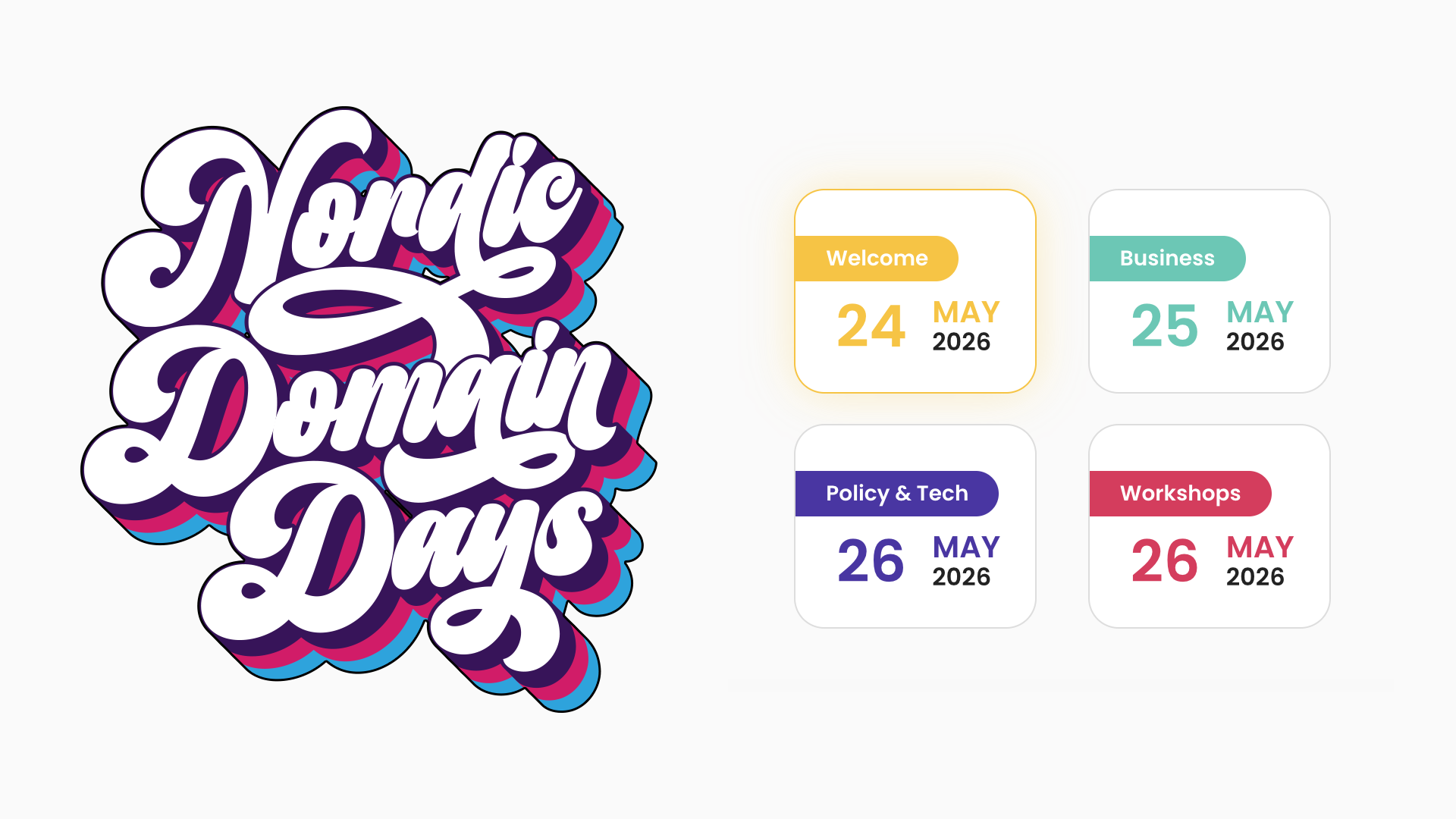 NDD 2026 Program Announcement